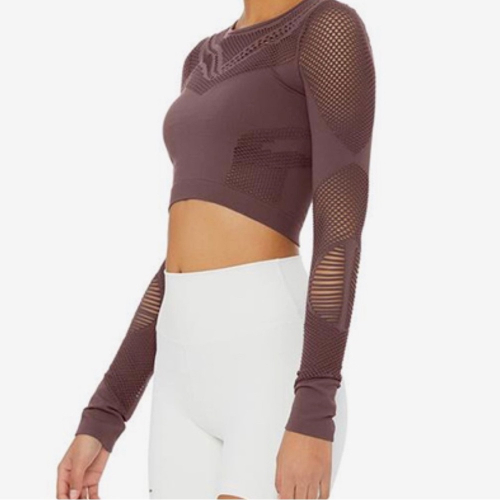 ALO Yoga Women’s Siren Long Sleeve Crop Top